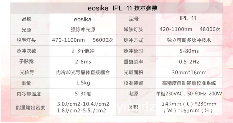 IPL技術參數最新-1