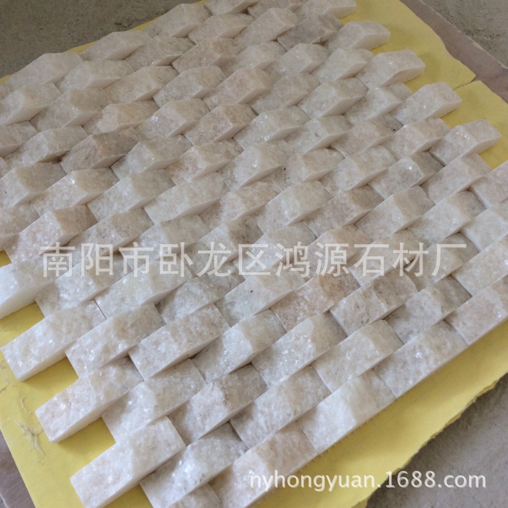 大理石马赛克，文化石马赛克，南阳石材，红色文化石