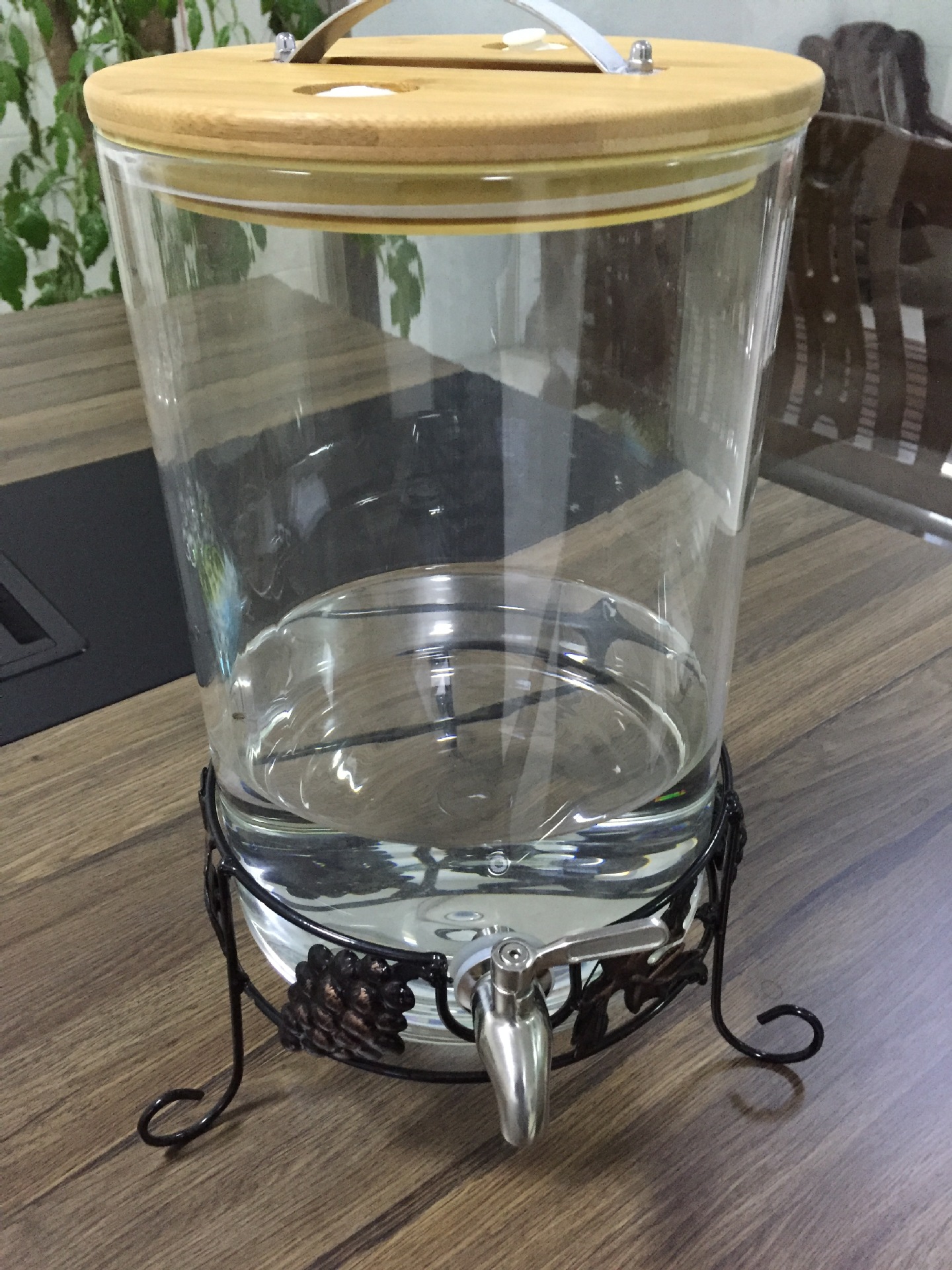200MM酿酒桶 酵素桶用高硼硅有底玻璃桶