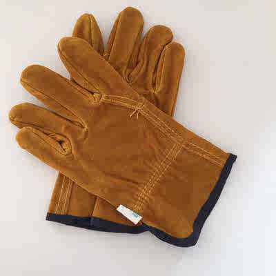 牛皮頭層 電焊手套 反皮焊工手套勞司機款工友電焊防護手套