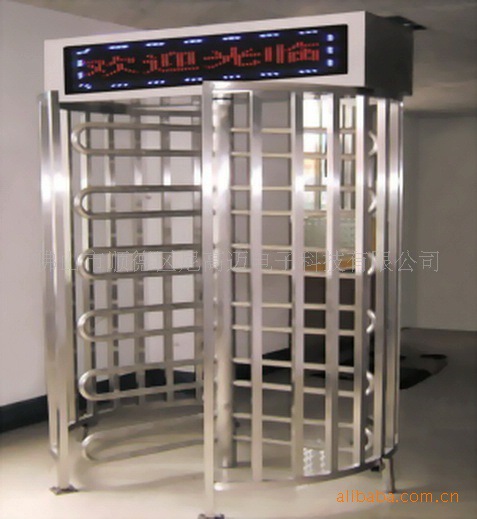 NGM不锈钢转闸,三翼旋转栅栏滚闸,单通道全高旋转闸厂,配LED屏