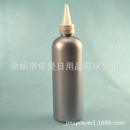 pet塑料瓶产品300ml 电发水瓶盖 颜料瓶子 尖嘴瓶 易挤压包装瓶