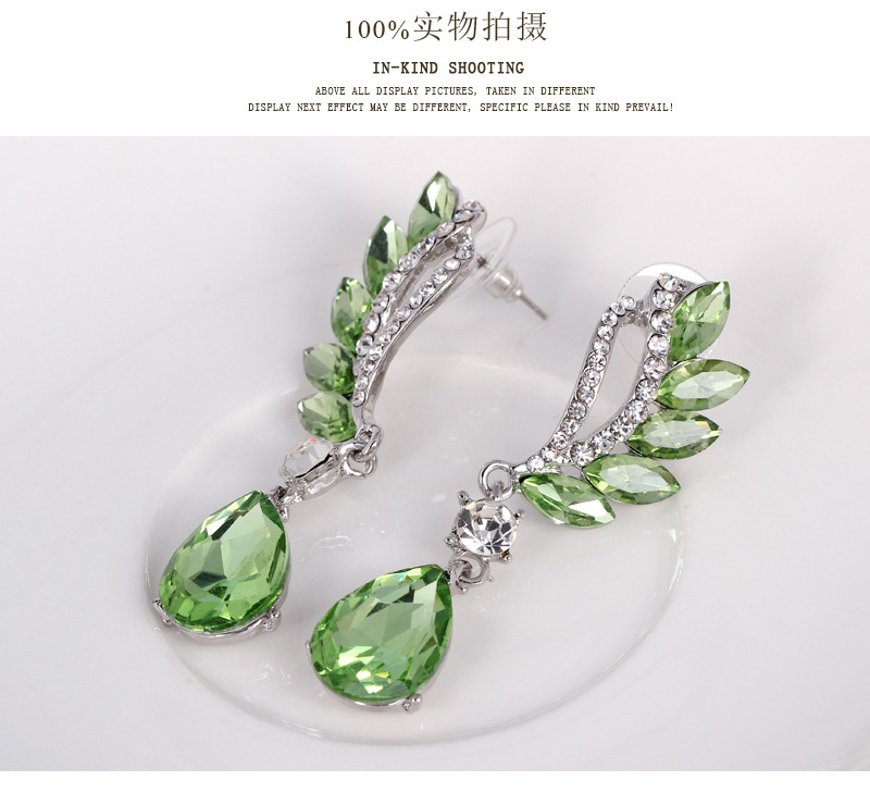 Fashion Crystal Earrings Fashion Jewelry Earrings Wholesale display picture 3