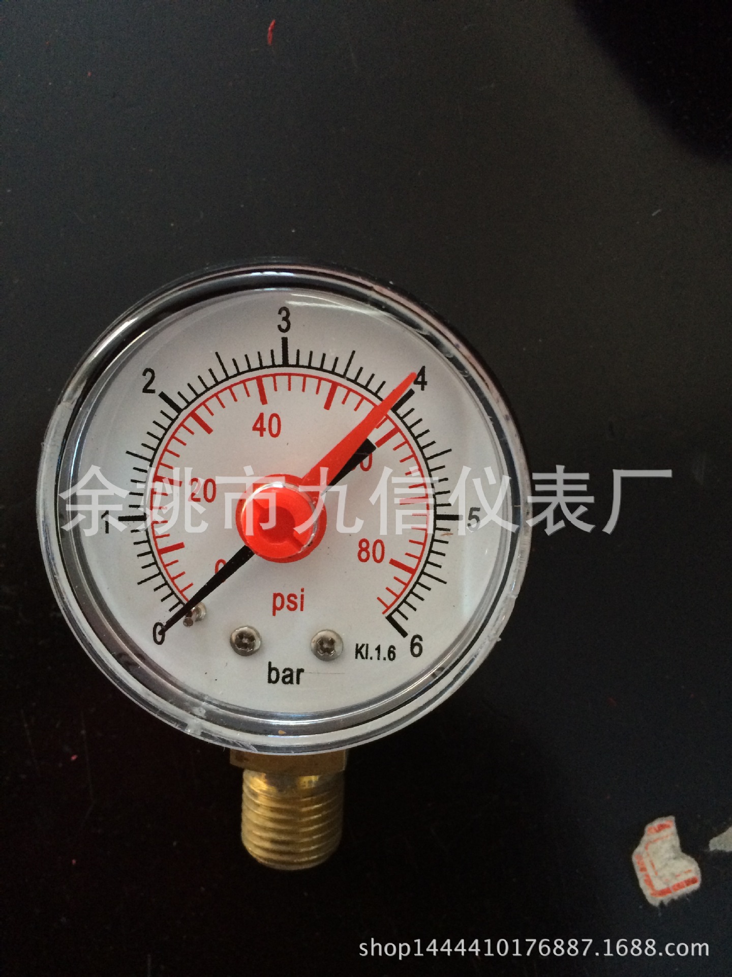 厂家供应  双指针压力表 水压压力表 塑壳压力表 金属压力表