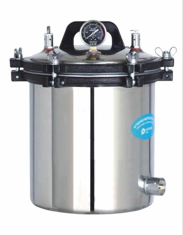 YX-12LM Портативный паровой стерилизатор под давлением 12 л Портативный Медицинский паровой стерилизатор высокого давления