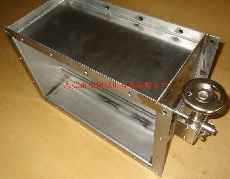 不锈钢蜗轮手柄风阀