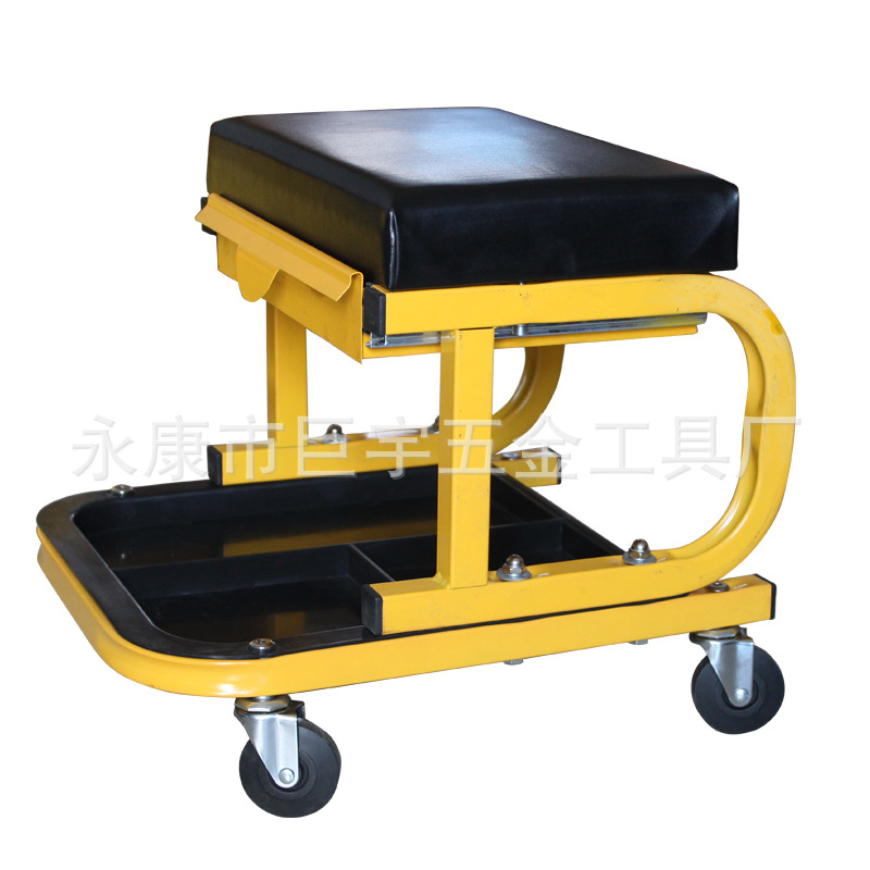 修车凳带抽屉 组装式 摩托车修理工作凳 机修折叠凳02