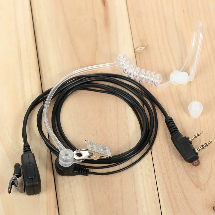 Baofeng 888S 5R домофон K головка универсальная гарнитура нить воздуховод радиационной защиты прозрачные наушники