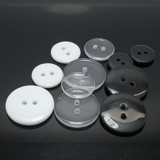 Factory direct selling high -end resin transparent bread buttons…
