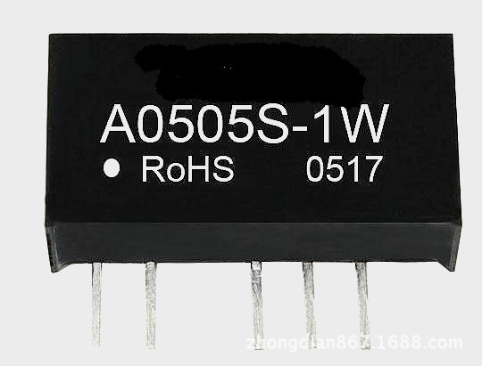 定压输入隔离非稳压双输出DCDC模块直焊式电源A2412S-1W|ms