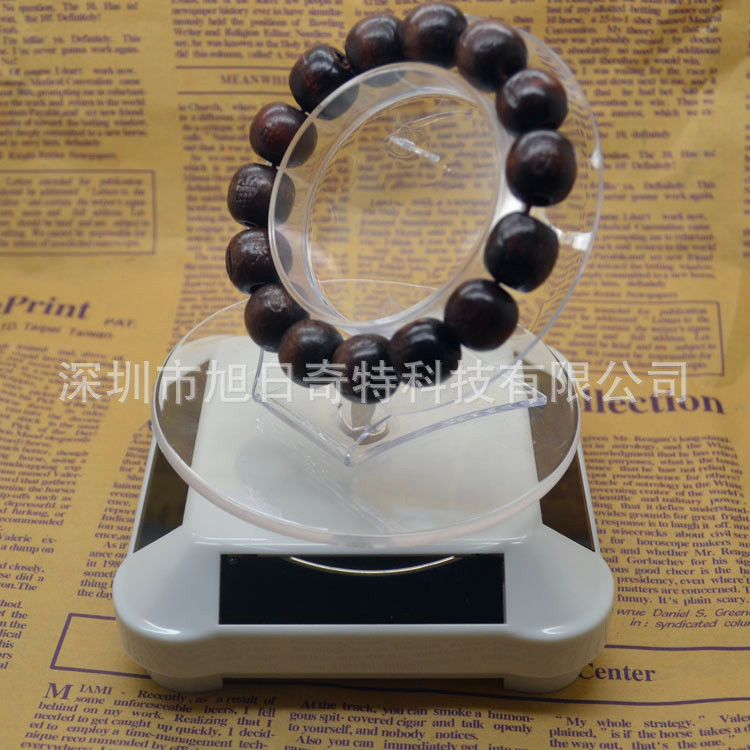 太阳能旋转展示台