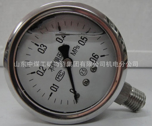 耐腐蝕不銹鋼壓力表1