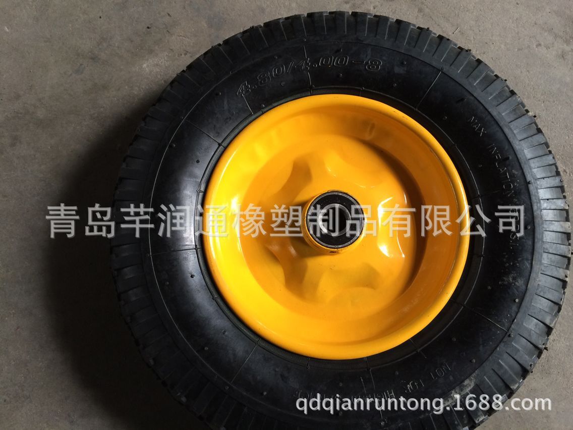 厂家专业生产手推车童车货仓车充气轮 400-8 宝石花