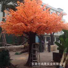 仿真枫树新款红枫树园林景观装饰假树 仿真枫树生产厂家