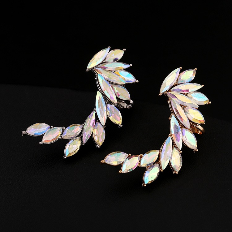 Alloy Colorful Diamond Ear Clip display picture 1
