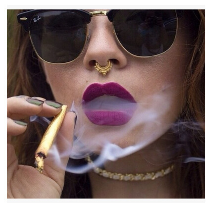 wholesale body piercing jewelry fake gold-plated alloy nose ring