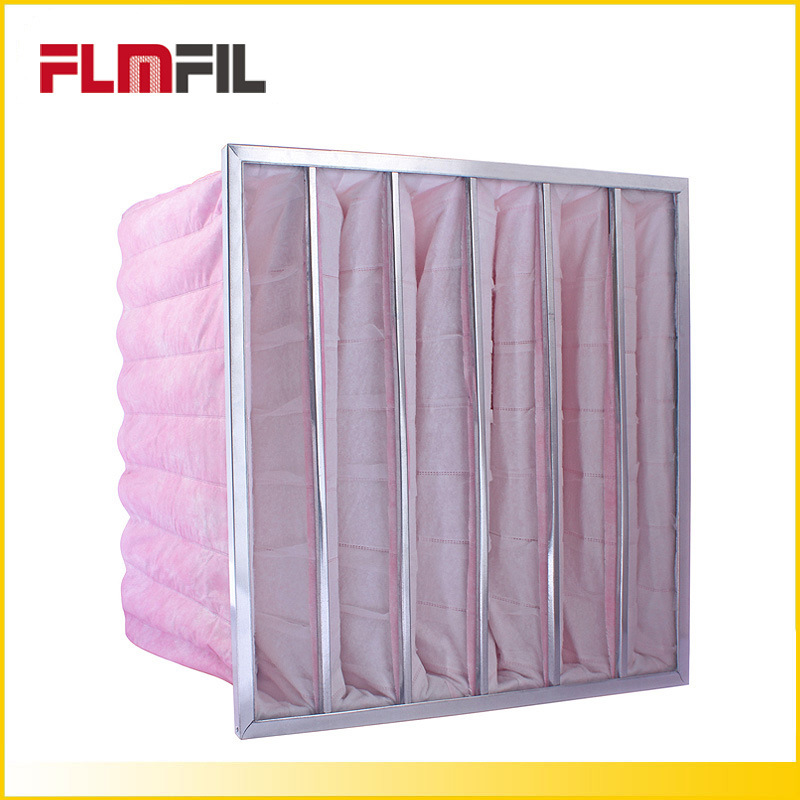 中央空调用铝框G4F5F6F7中效袋式过滤网空气过滤器除尘无纺布滤网
