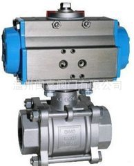 Q611F不锈钢气动球阀 Q611F不锈钢气动球阀