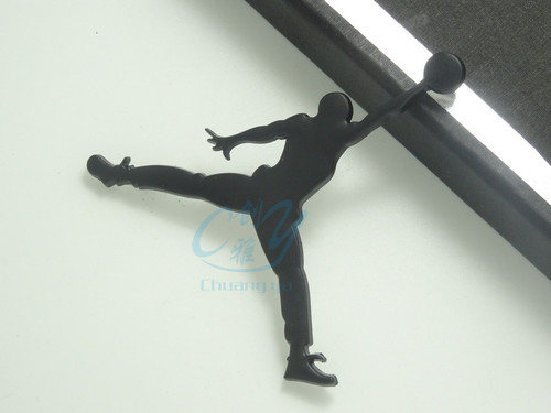 Car Personalized Decor Sticker NBA Air Jordan Metal Car Modification Badge JORDAN 3D Car Sticker Peel and Stick