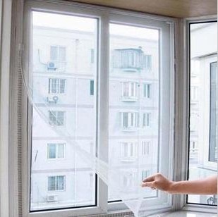 Self-adhesive anti-mosquito screen/DIY anti-mosquito screen/screen Invisible simple screen with Velcro