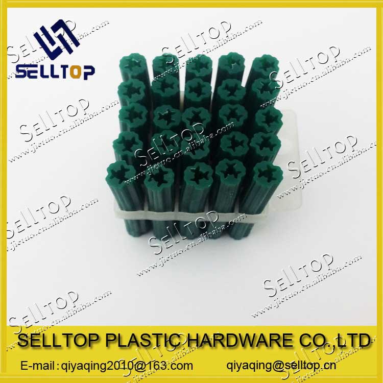 厂家直销塑料膨胀管 塑料壁虎  塑料墙塞  直通膨胀