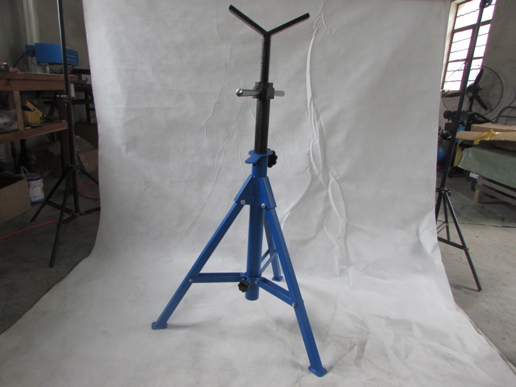 可折叠式管道支承架管支架可调高低V字型微调高度切割焊接辅助