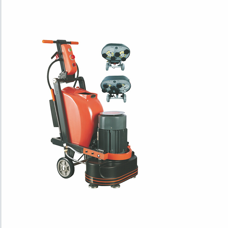 伽华大型石材研磨机 6磨头5.5匹研磨机 石材翻新晶面机大水牛开荒