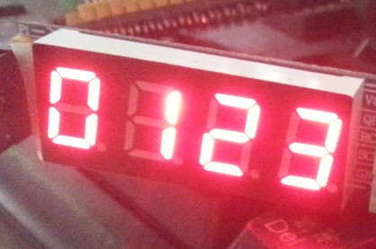 四位数码管显示模块 74HC595驱动 4位数码管模块 兼容.