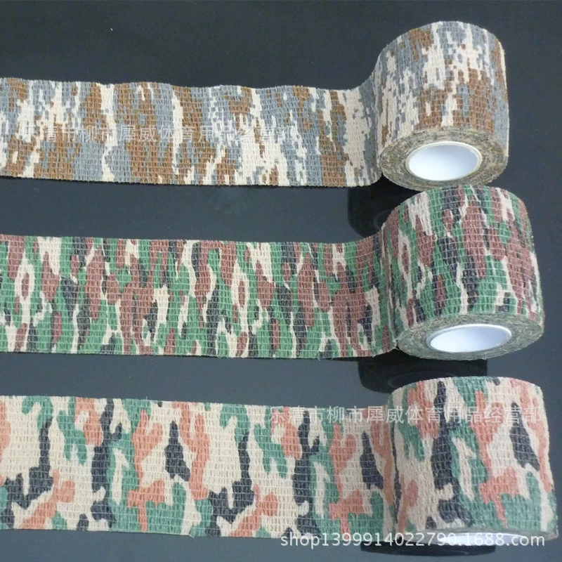 Elastic camouflage stretchable hair band, travel high quality elastic bandage, leaves no glue