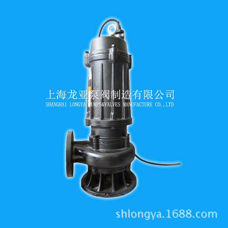 供应无阻塞全扬程潜污泵 50WQK20-22-3自动偶合污泥潜水排污水泵