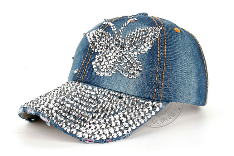 Women'S Gender Basic Style Curved Eaves Rim Women's Basic Butterfly Curved Eaves Baseball Cap