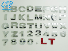 Sex DIY English letter car sticker metal modification letter number sticker Car decoration car logo sign modification rear bumper