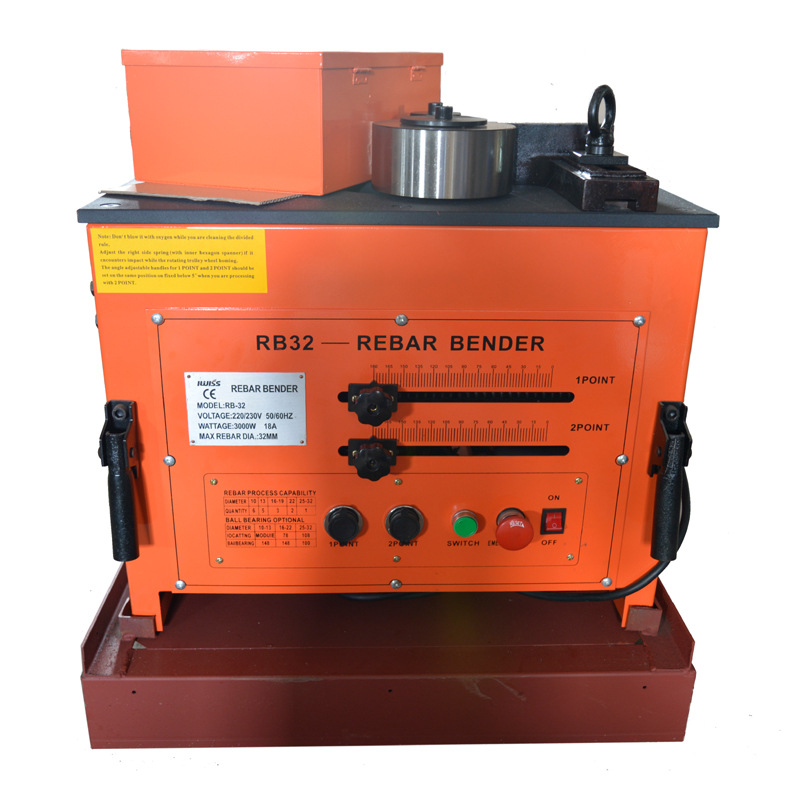 RB-32电动钢筋弯曲机 机械弯管机 脚踏式开关折弯工具