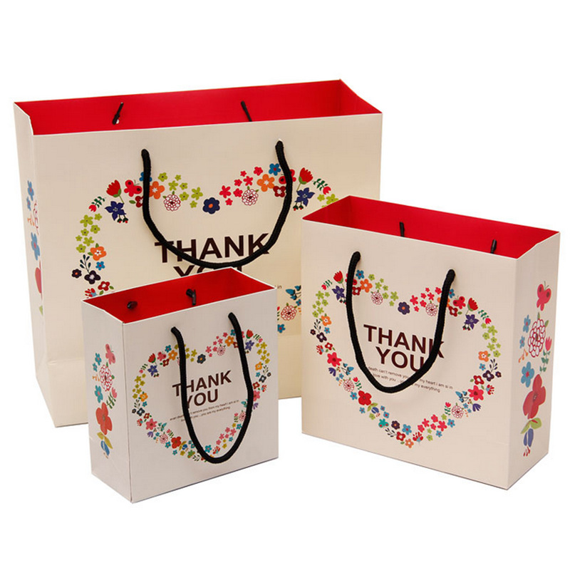 定制批发 创意礼品袋 纸袋韩版手提袋婚庆满月节日回礼包装袋大号
