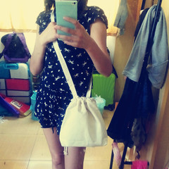 DIY Hand-painted Crossbody Canvas Bag Handmade Literary College Style Forest System Blank Gift Bag for Women