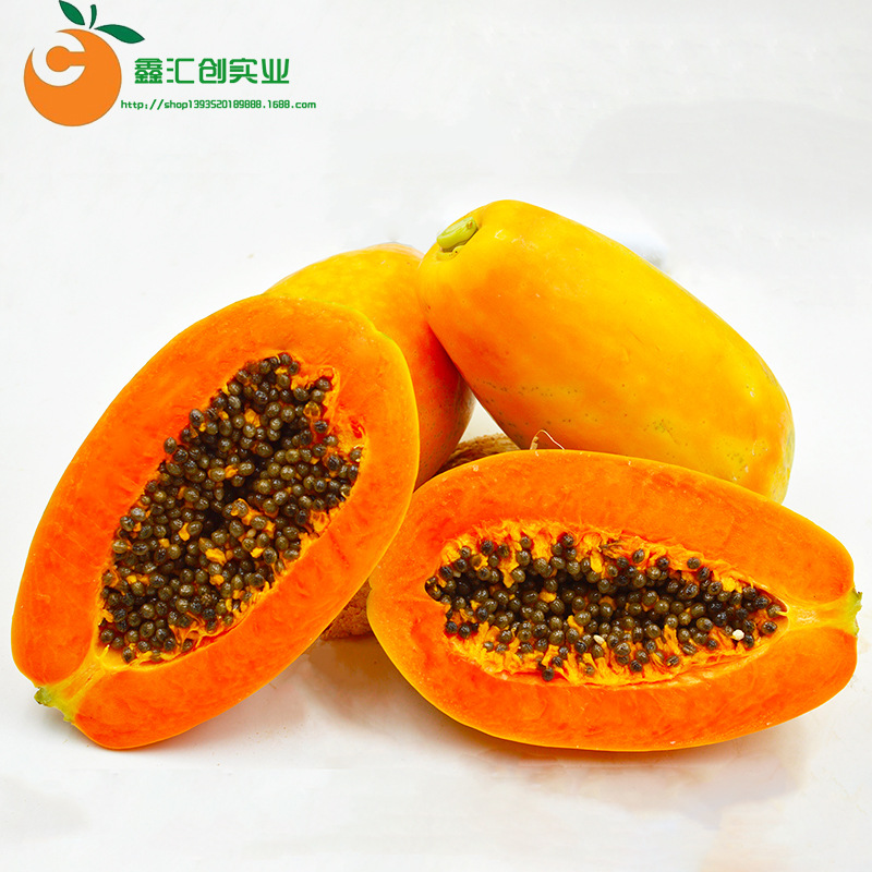 Hainan Se Red Land class a Red Papaya Fresh fruit Green Papaya 10 Pounds loaded wholesale
