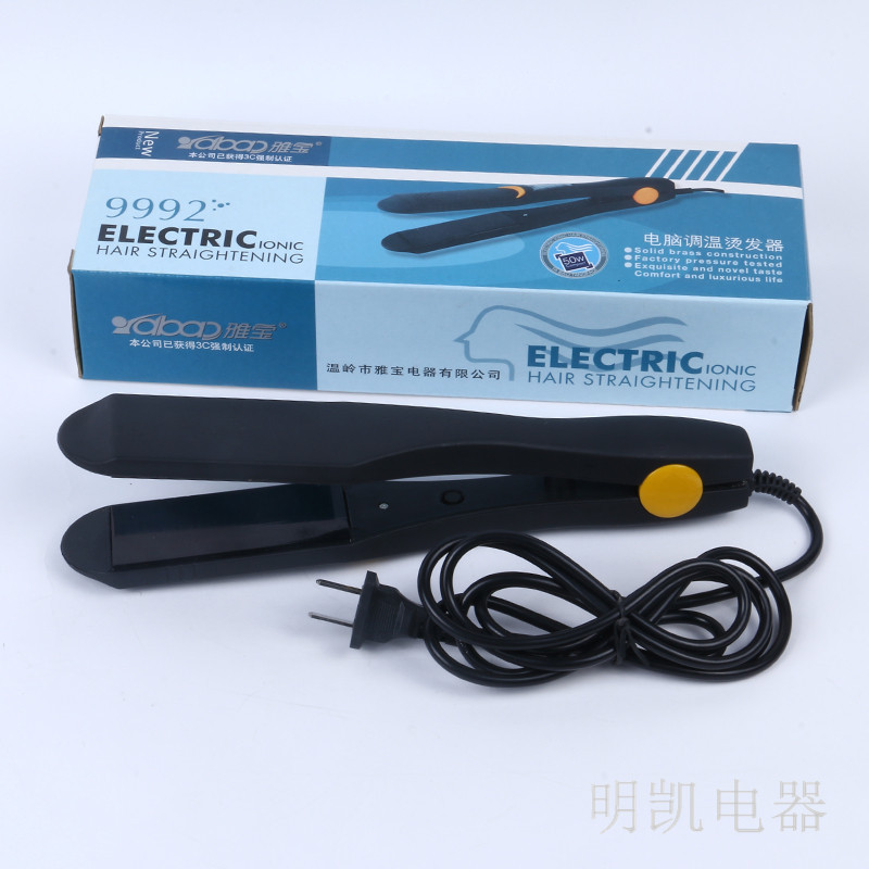 Computer-controlled Korean version hair straightener, negative ion straightening board, home hair perming device, Yabao 9992 detail image 6