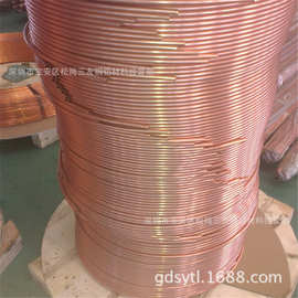 现货供应T2盘圆紫铜管_制冷导电C1020紫铜方管,厚壁矩形管