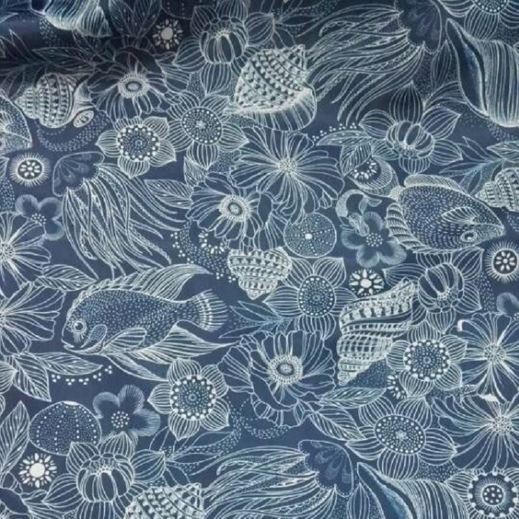 厂家批发印花里布植物转移印花里布西装休闲服涤纶印花里布