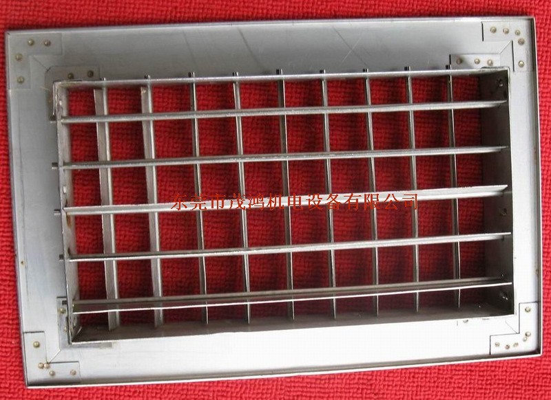 不锈钢双层可调风口2