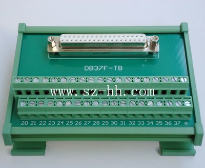 DB37 DIN导轨安装转接板替代研华ADAM-