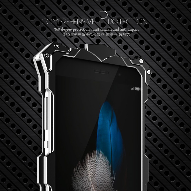 SIMON THOR Aviation Aluminum Alloy Shockproof Armor Metal Case Cover for Huawei P8 & Huawe P8 Lite