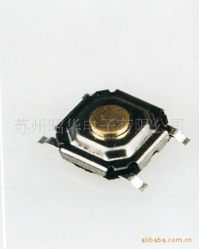 4.5X4.5X1.5 轻触按键开关，铜柄按键开关