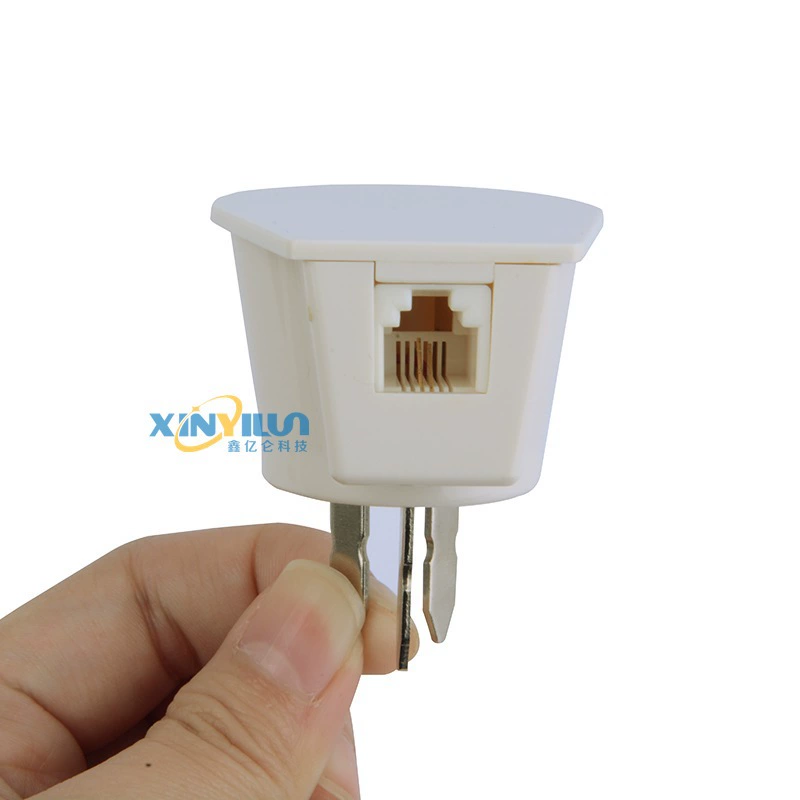 Финляндия телефонная вилка Финляндия телефонный адаптер 6P2C мужчина к американской матери Финляндия телефонная головка к американской матери