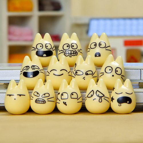 Japanese cartoon 12 super cute expressions Yoshika small fresh DIY figures micro landscape succulent gardening landscaping dolls