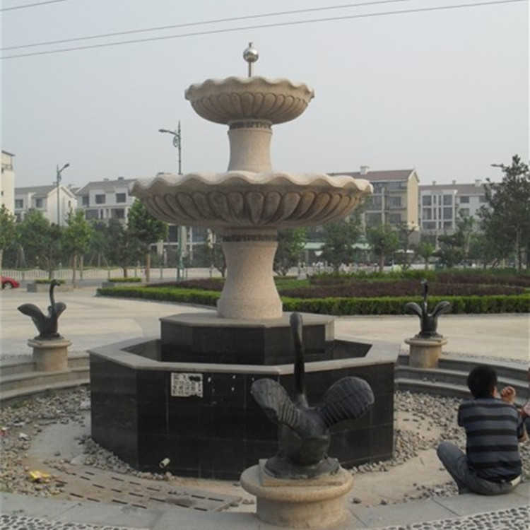 Manufactor Source of goods stone carving fountain Water spray sculpture Marble ball gardens Flowing water Scenery Decoration