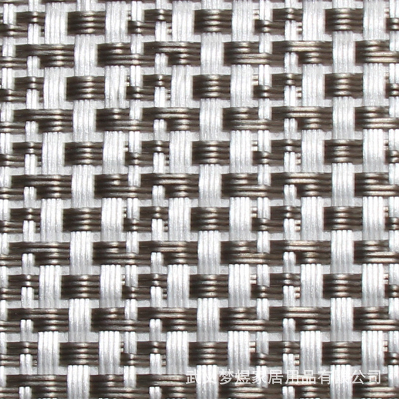 厂家直销4*4   混纺编织特斯林网布pvc收纳盒布料