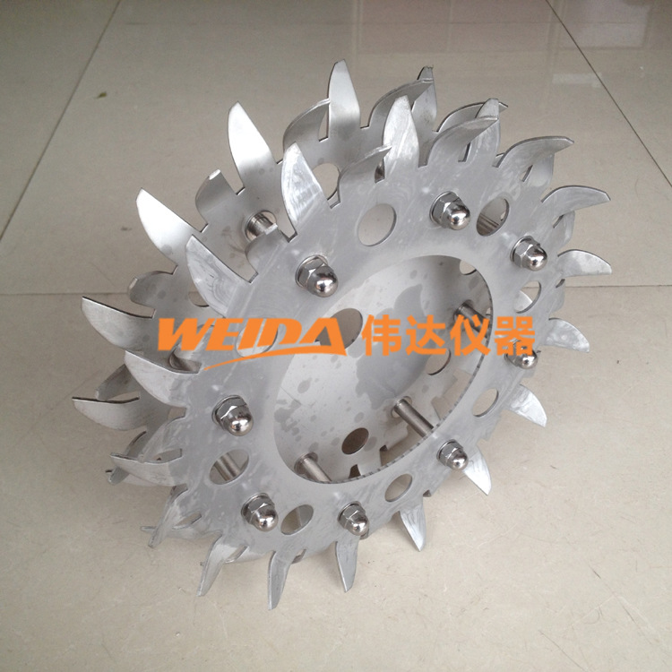 不锈钢双层分散盘 搅拌叶片 锯齿型搅拌盘 304不锈钢300mm 350