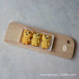 橡木托盘寿司板盘 迷你面包板木 水果小砧板蛋糕盘儿童早餐板