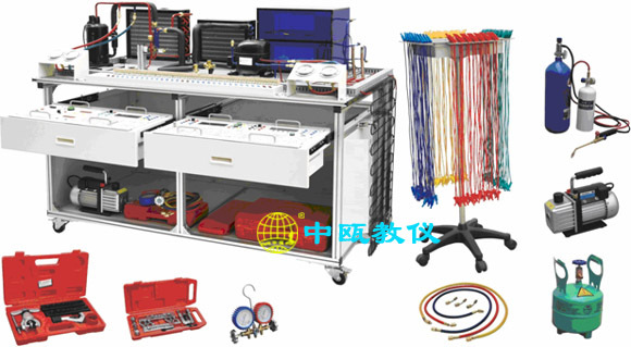 SZJYD-03H型 空调、冰箱组装与维修实训考核装置|家电技能实验台